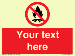 Custom prohibition No campfire